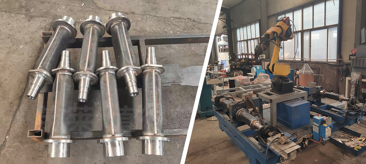 激光焊縫跟蹤:車(chē)橋殼組件焊接